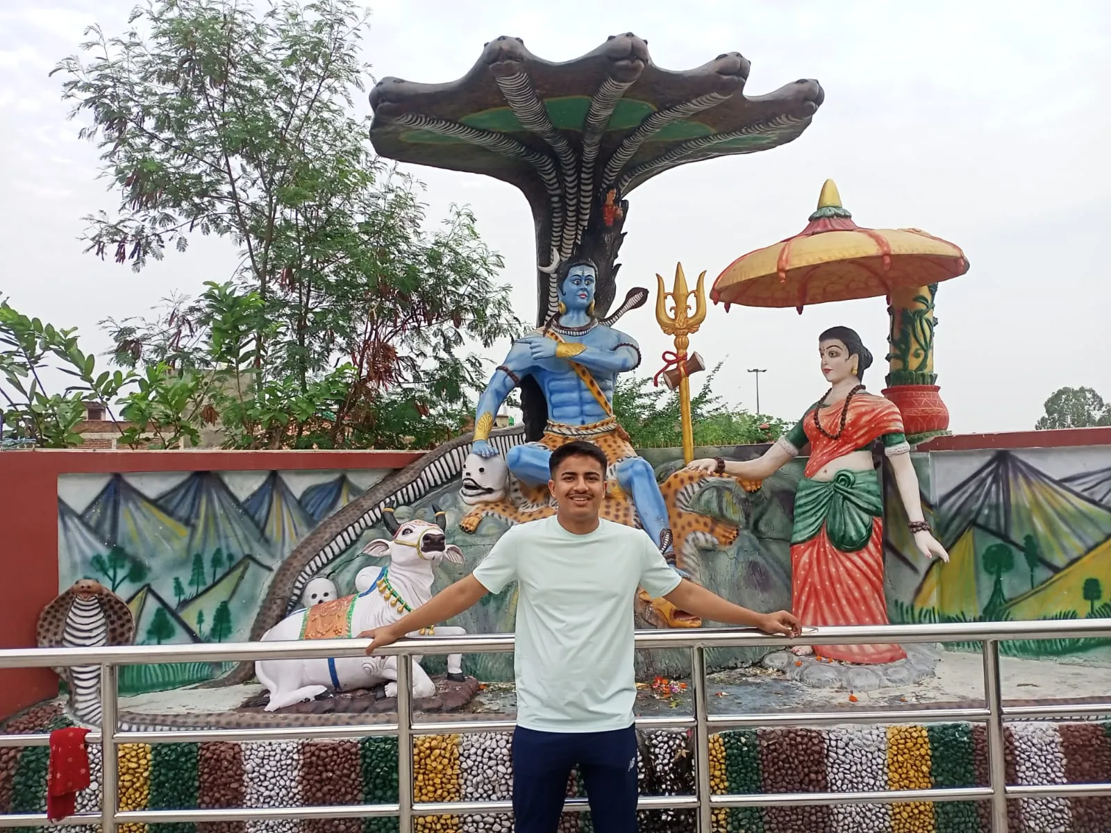 picture of me in bhootnath temple